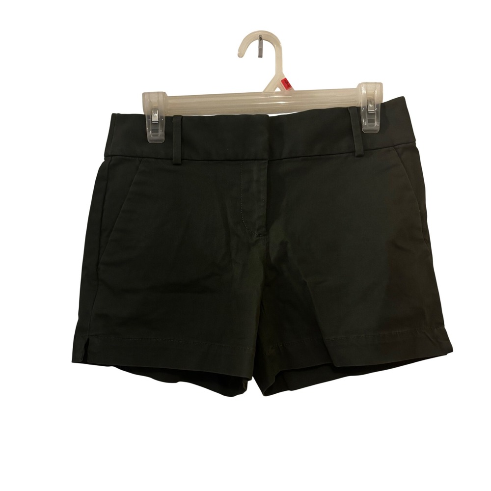 Loft Women's The Rivera Short Sz 0 NWT Green 4" Inseam Olive‎ Green